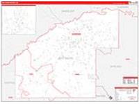 Jeff Davis, Ga Carrier Route Wall Map